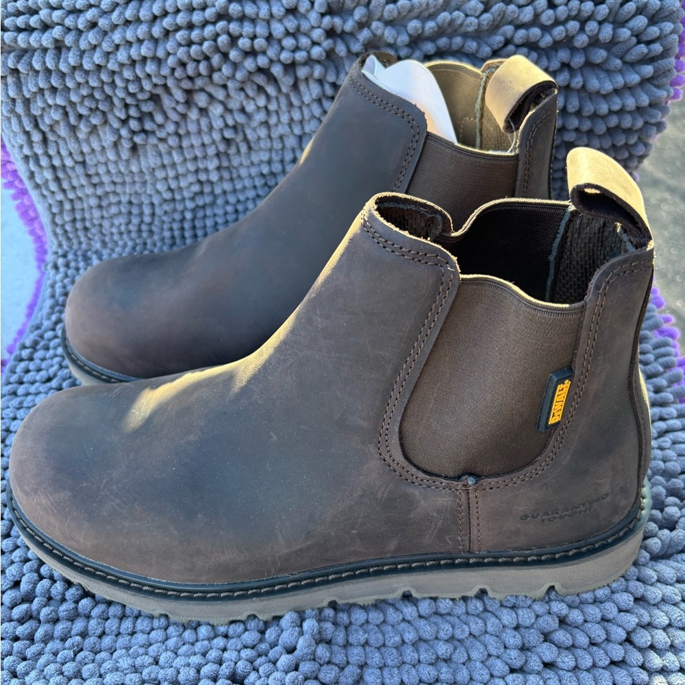 Steeltoed Brown Leather Boots